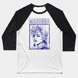 Madonna // Vintage Faded Style Original Punksthetic Design Baseball T-Shirt